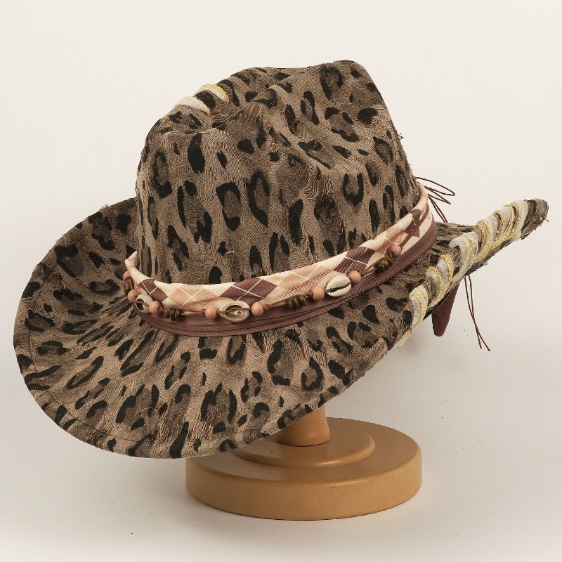 Leopard Print Western Cowboy H - Cowboy Hat Straw 评论和价格