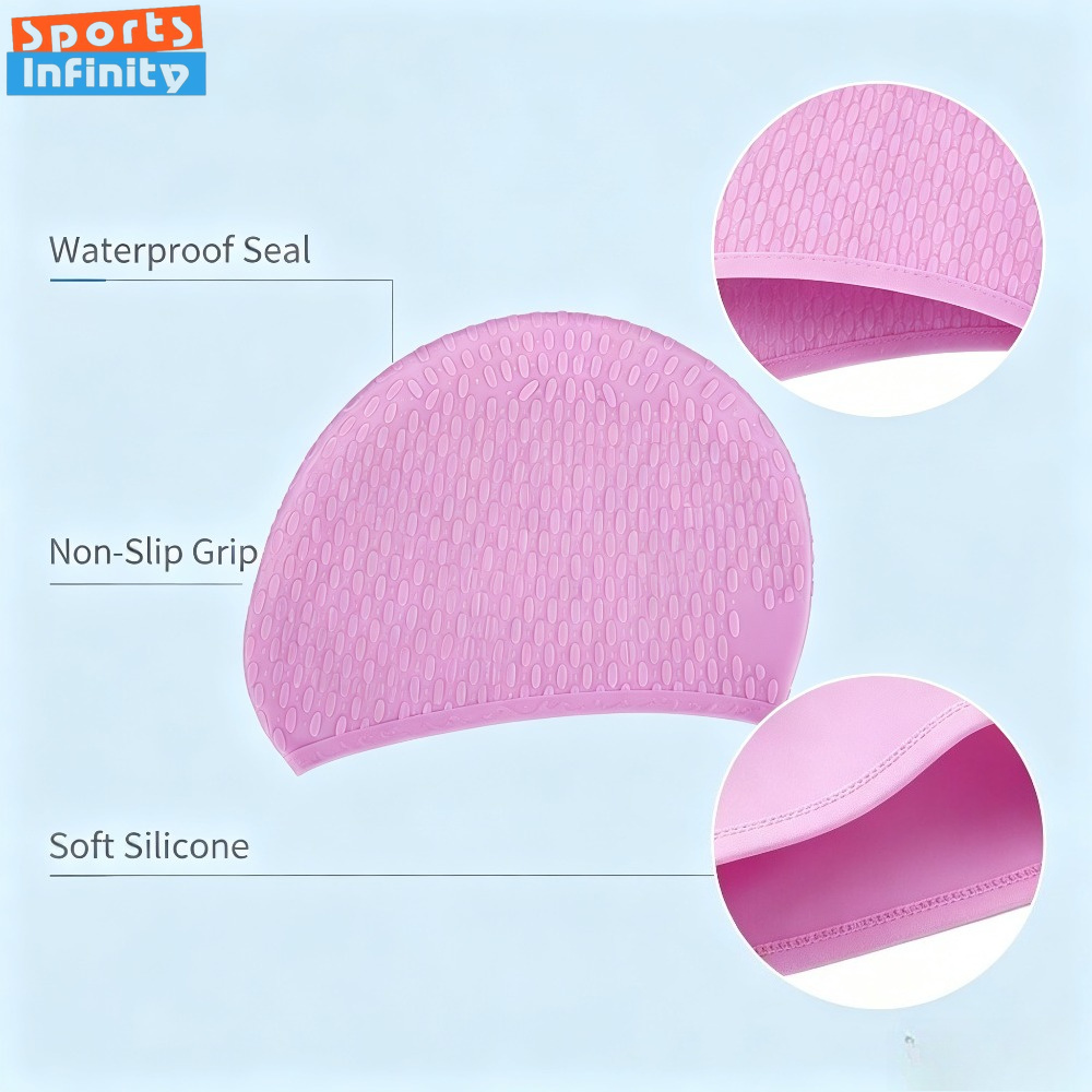 Adult Silicone Swim Cap for Wo - Swim Hat Silicone 评论和价格